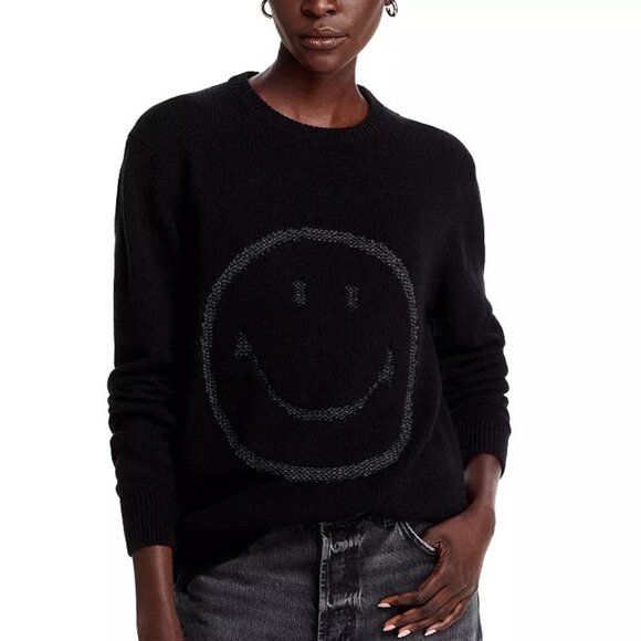 Joshua Sanders Sweaters - Joshua Sanders Smile Knit Outline Sweater Black S NWT